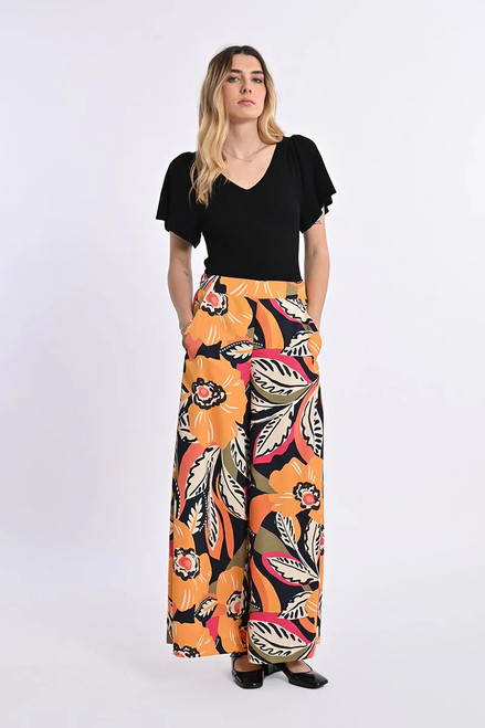 Jaclyn Woven Pants - Mango Yellow Jane